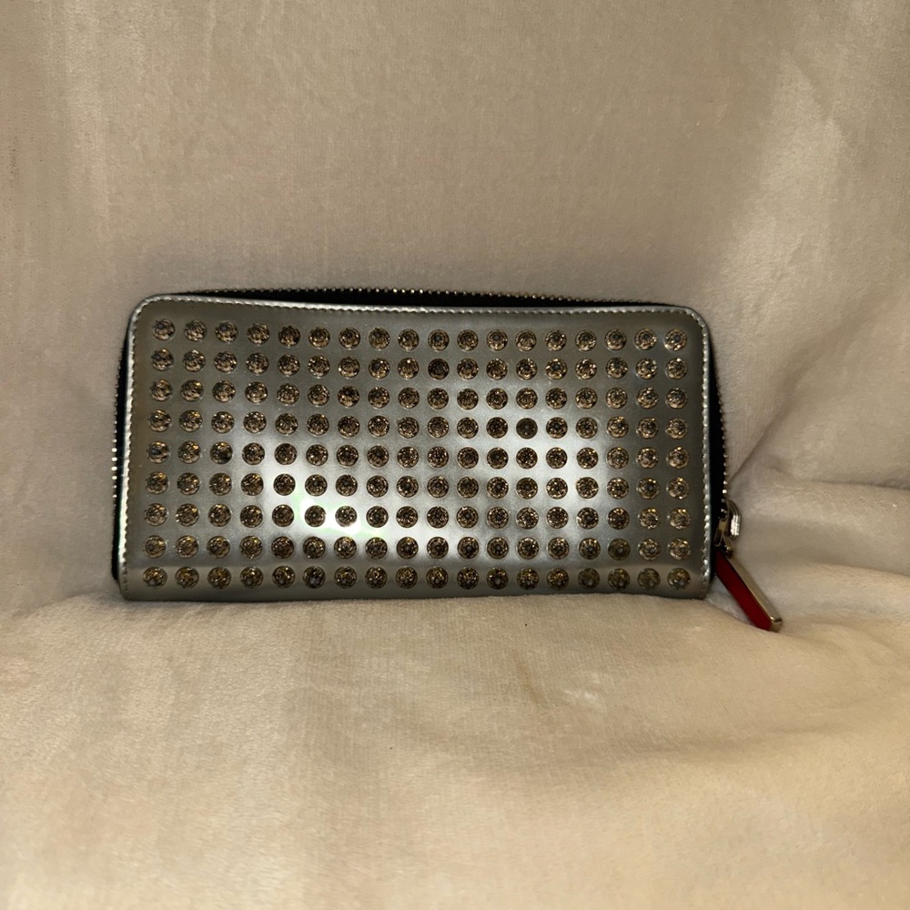 Christian Louboutin Metallic Studded Wallet